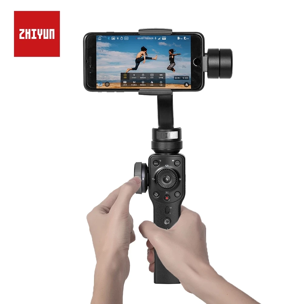 ZHIYUN официальный гладкой 4 телефон карданный 3-осевой Ручной Стабилизатор для
