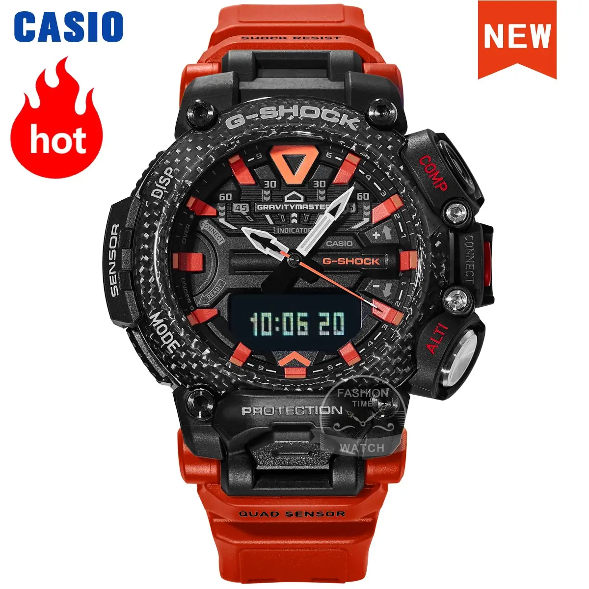 Мужские часы Casio g shock GRAVITYMASTER новый продукт мужские с Bluetooth спортивные