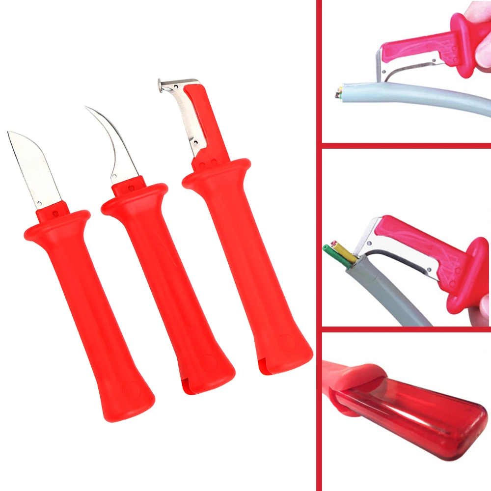 Wire Stripper Cable Insulation Removal Knife Peeling Stripping Pliers Blade Multifunction Tools 3 Style | Инструменты