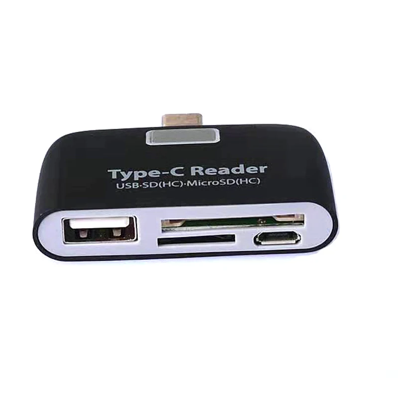 USB 3 1 type C считыватель карт OTG карта памяти адаптер USB-C Поддержка TF Micro SD для Mac-book ПК