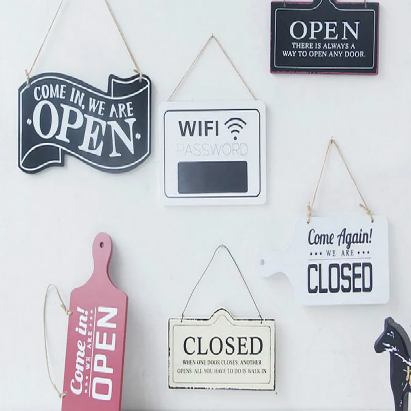 Дверной номер для офиса гостиницы магазина ресторана с Wi-Fi-паролем | Обустройство