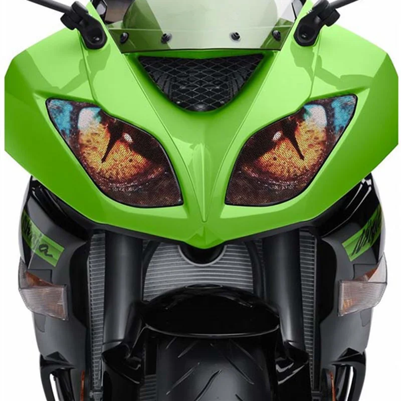 Наклейка для защиты фар мотоцикла Kawasaki Ninja ZX6R 636 2009-2018 | Автомобили и мотоциклы