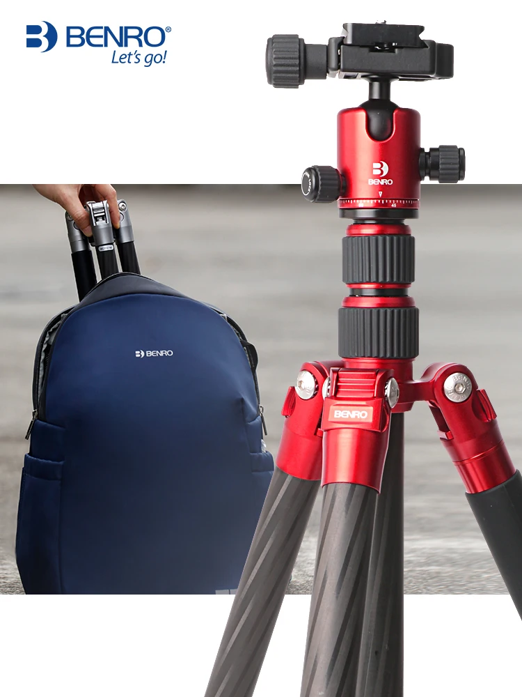 Штатив BENRO MC09 из углеродного волокна для однообъективной зеркальной камеры