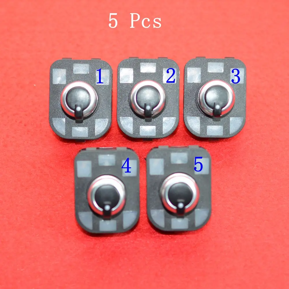 5 шт. OEM новый хромированный переключатель Зеркала управления полоса складной для