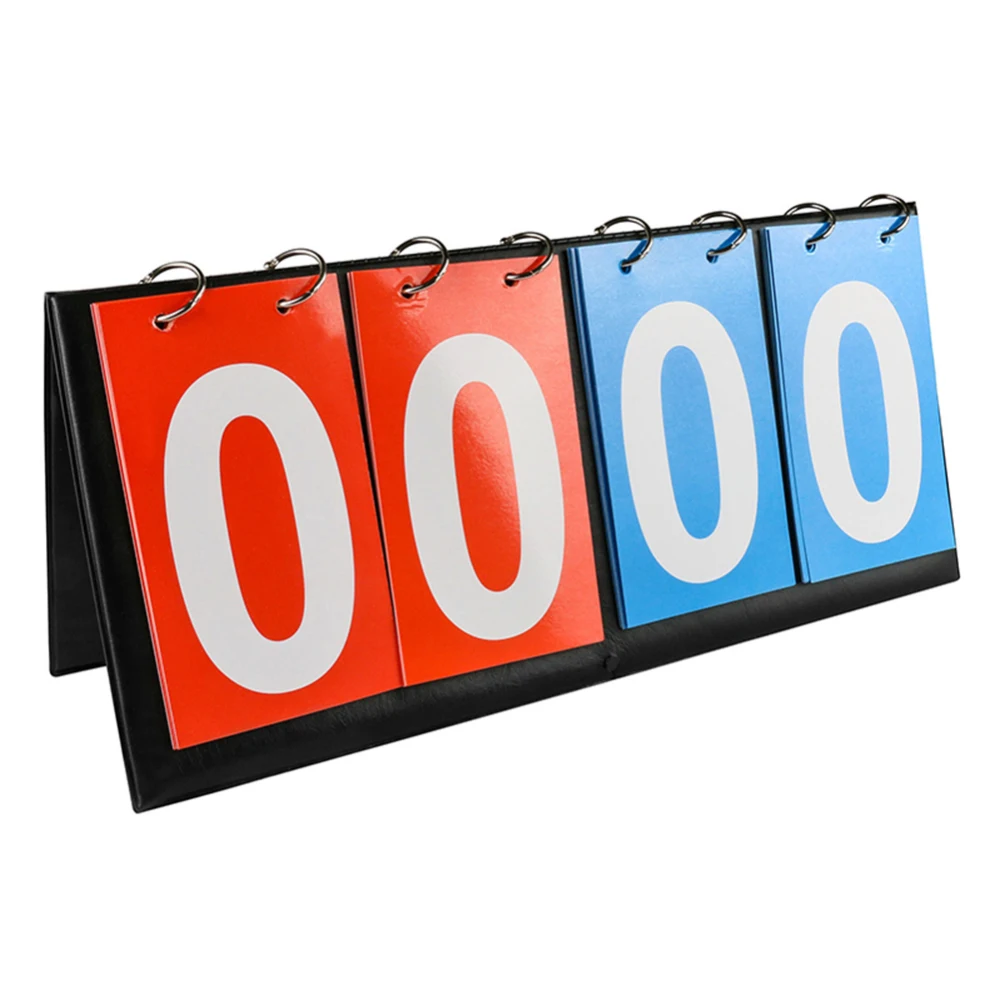 4 Digital Sports ScoreboardSports Competition Supplies Number Card For Football Volleyball Basketball Badminton Table Tennis | Спорт и