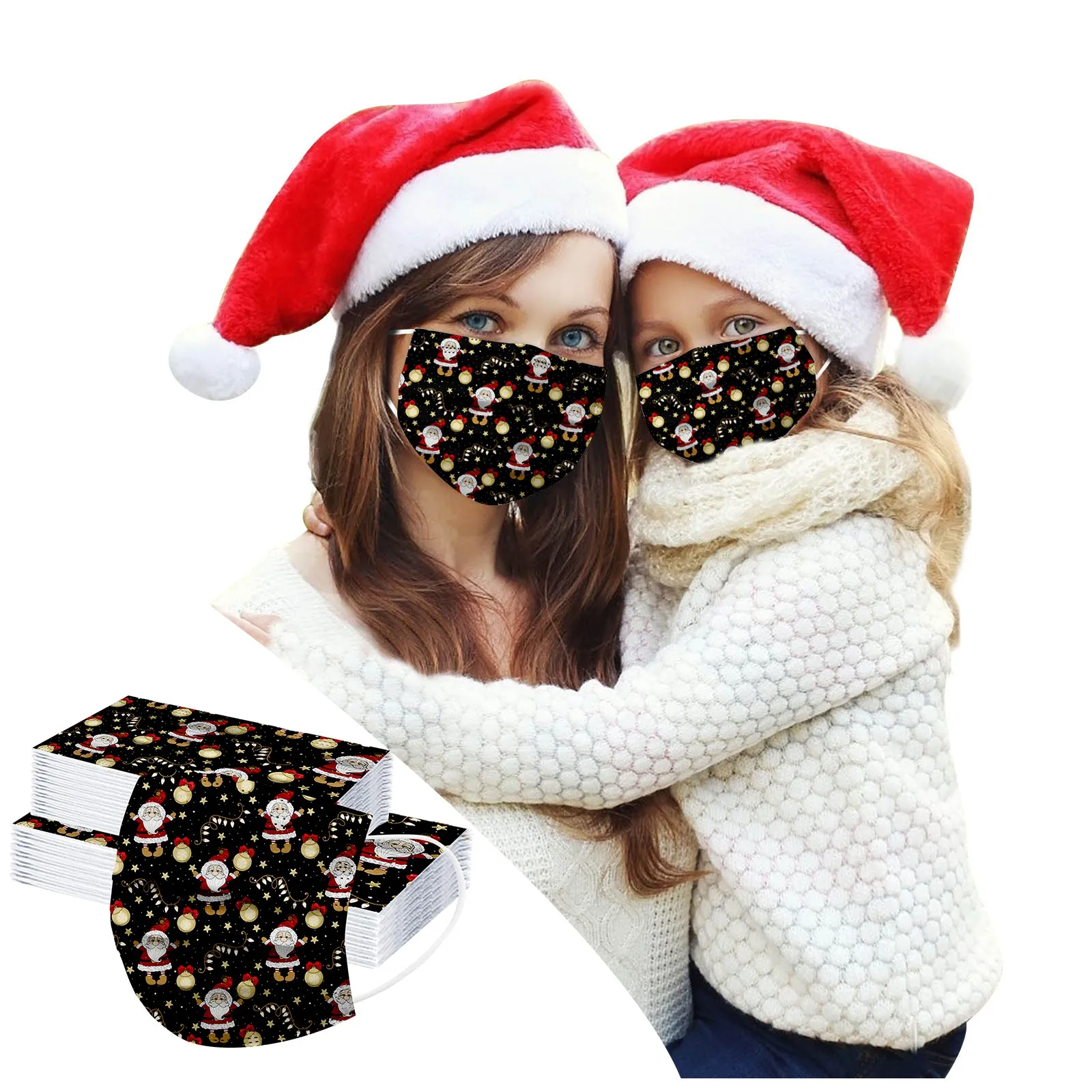 5 шт. Одноразовые 3-слойные маски для взрослых и | Красота здоровье