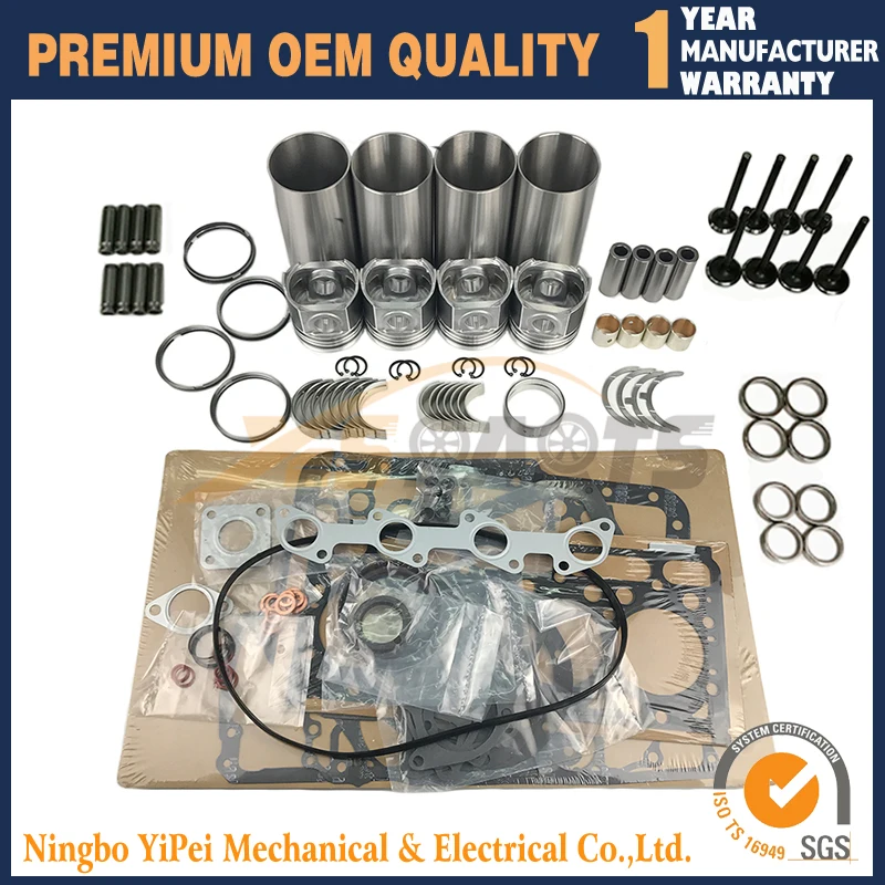 Комплект для ремонта экскаватора Kubota V2003 V2003T V2003E Bobcat 337D 341D