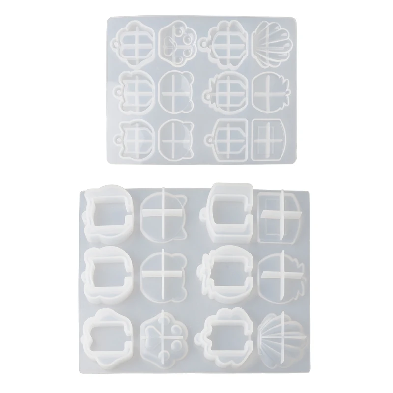 Милый Кот медведь оболочки Форма брелок-форма для литья под давлением ключей