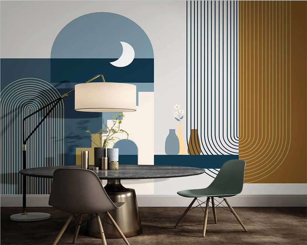 Beibehang бумажные обои современные новые в скандинавском стиле ручная роспись