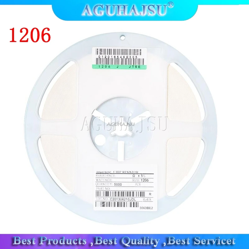 100 шт 1206 SMD резистор 1% 51 Ом Чип 0 25 Вт 1/4 51R