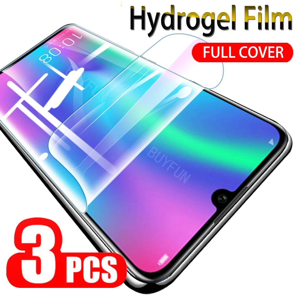 3PCS Hydrogel Film For Huawei Honor 10 Lite 10i Safety Water Gel On Hauwei Honer Honor10 Protective Not Glass | Мобильные телефоны