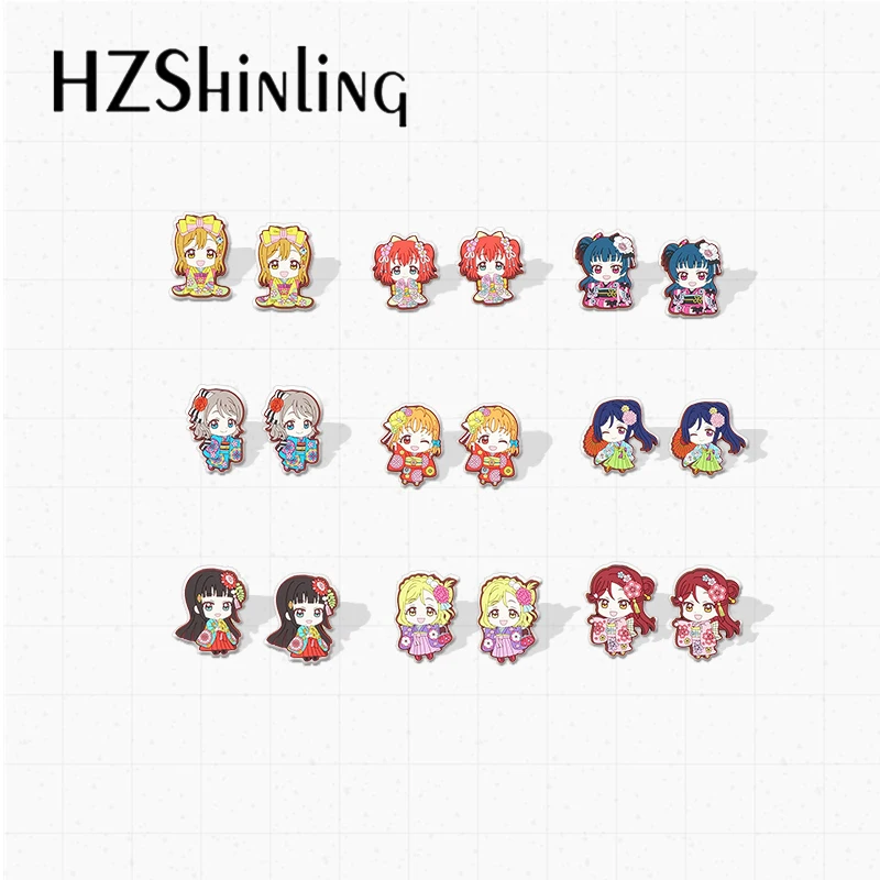 Новый Love Live аниме тика вы Yoshiko Dia Kanan ханамару Mari Riko кимоно мацури эпоксидной смолы