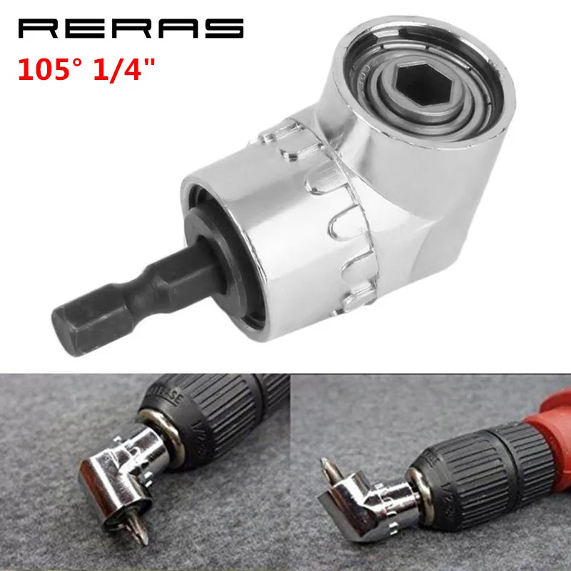 1/4 Inch Hex Shank Drill Bit Angle Driver 105 Degree Adjustable Screwdriver Parts Sent of tools Accessories 1/4&quot | Инструменты