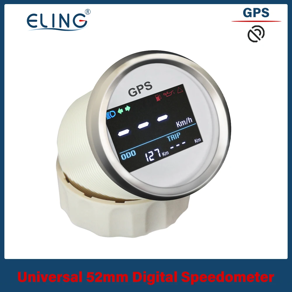 Цифровой GPS-датчик 52 мм 0-999 км/ч 12 В 24 |