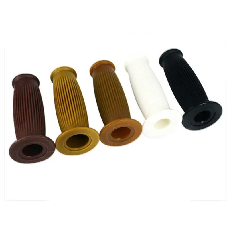 Пара 1 дюйм 25 мм винтажные ручки мотоциклетные Универсальные резиновые рукоятки