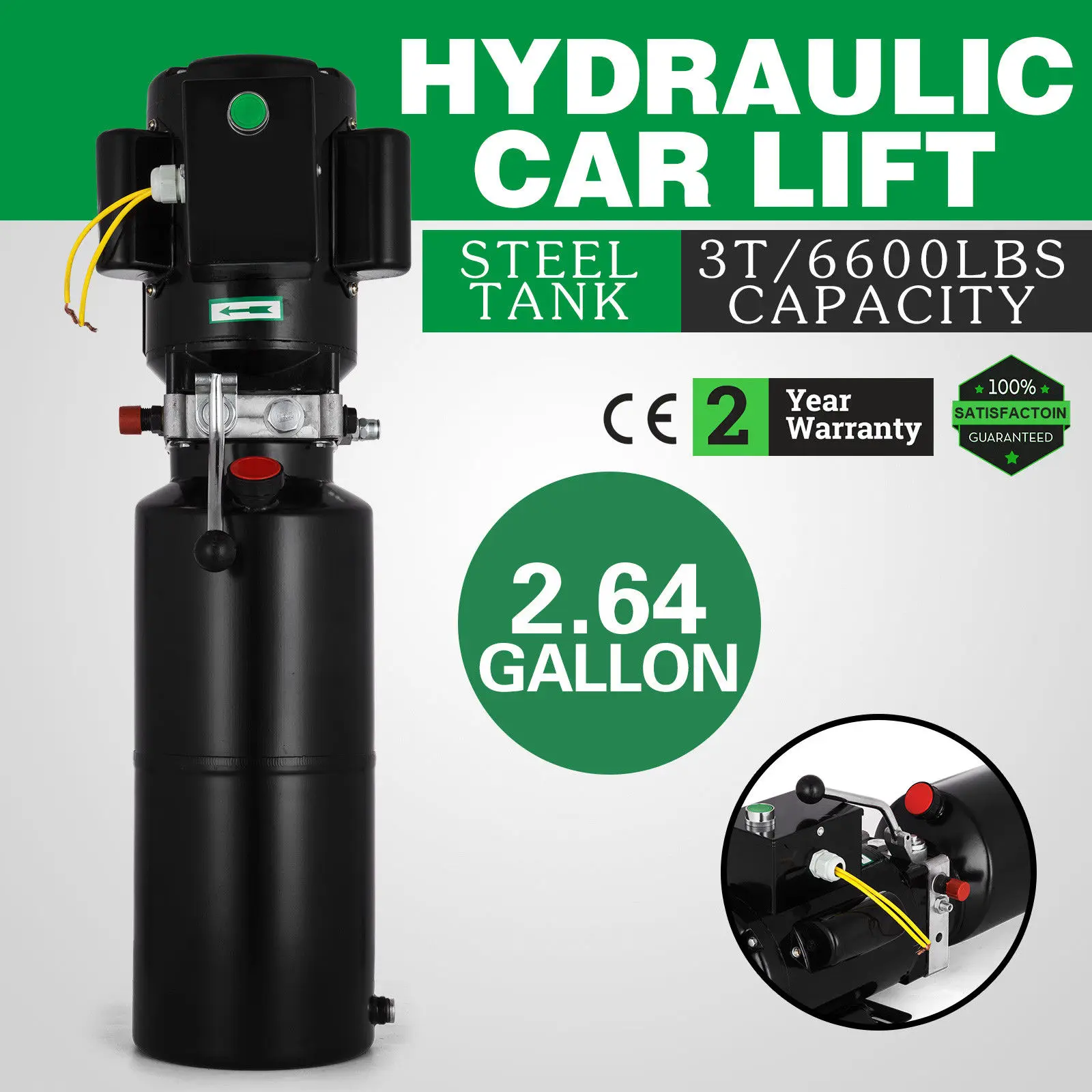 220 В автомобильный подъемник блок гидравлической мощности автоматические