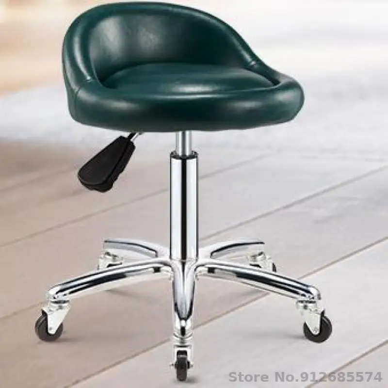 Косметический стул барный высокий парикмахерский подъемный | Мебель