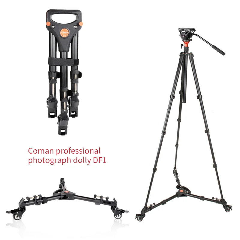 COMAN DF06S профессиональный видео монопод с Q5S жидкости головки штатив Стенд для DSLR