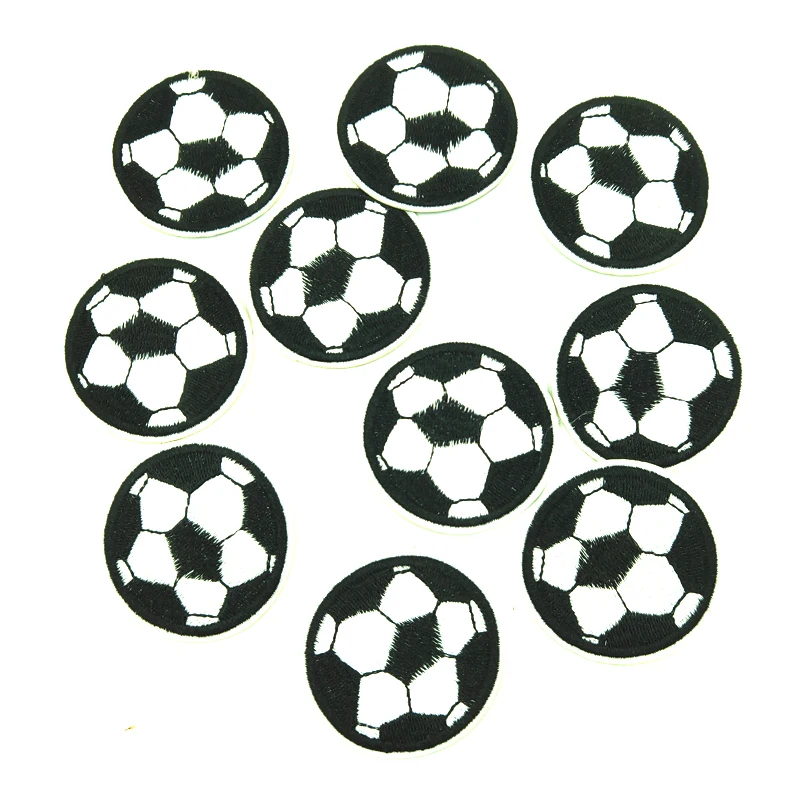 10 шт. футбольные нашивки для вышивания одежды аксессуар рукоделия вышитая