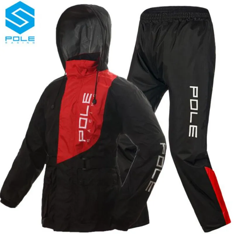 Водонепроницаемый мотоциклетный дождевой костюм дождевик + дождевые штаны