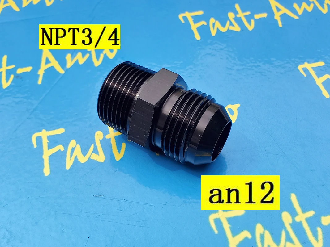 Прямая-12an an12 an-12 резьба к NPT3/4 3/4npt адаптеру | Автомобили и мотоциклы
