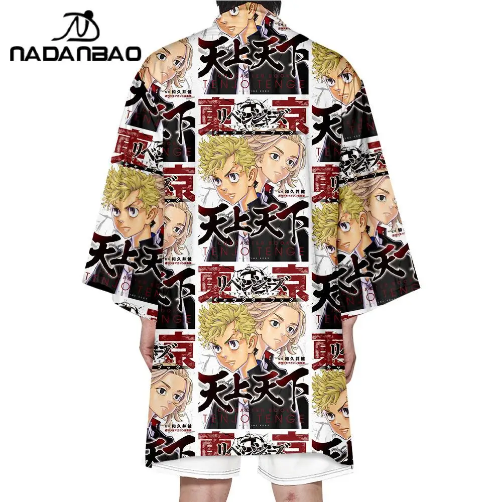 Кимоно для косплея аниме Токио накидка ханагаки такичи Кен рягуджи хаори детей и