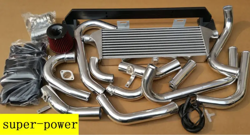 Комплект интеркулера с передним креплением/труба для subaru wrx sti 08 + комплекты