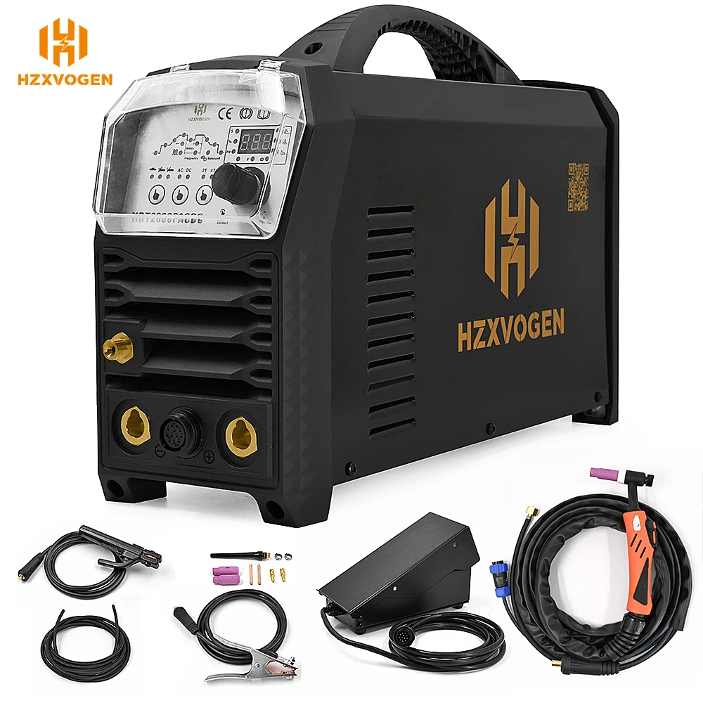 HZXVOGEN Tig сварочный аппарат Arc MMA TIG200P AC DC Алюминий сварочного инвертора паяльное