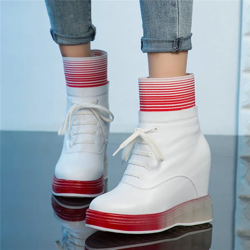 Туфли женские из коровьей кожи на шнуровке высокий каблук оксфорды обувь для