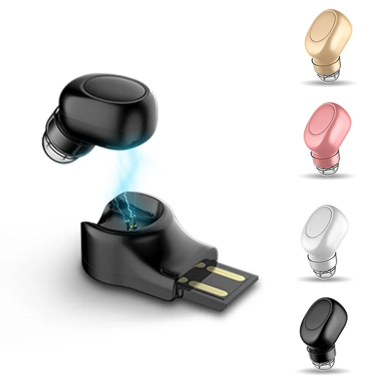 Mini Bluetooth Earphone Wireless Headset V4.1 Noise Canceling for Xiaomi Headphone Handsfree Magnet USB Charger | Электроника