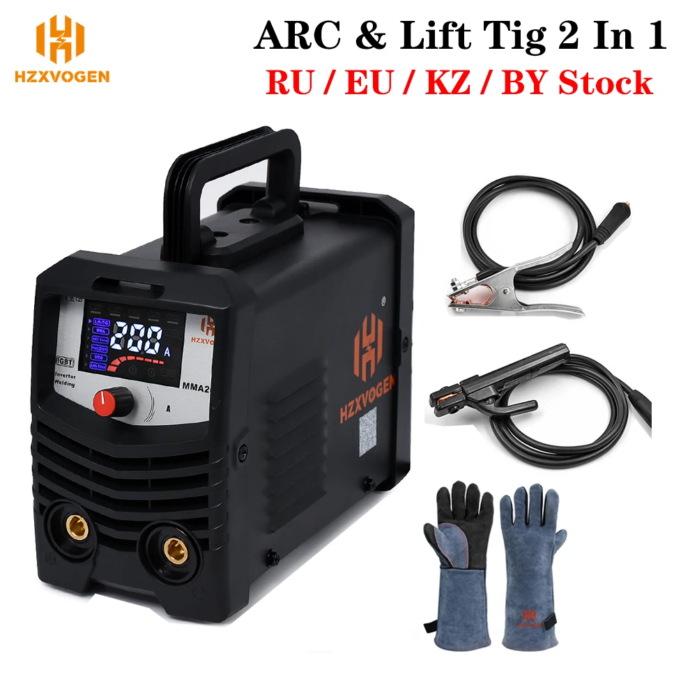 Сварочный аппарат HZXVOGEN IGBT инверторный MMA Lift Tig 2 в 1 дуговой сварочный для сварки