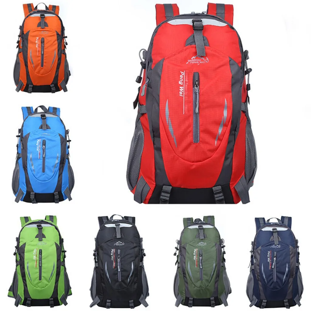 50 # Для мужчин нейлоновый рюкзак для путешествий большой Ёмкость Кемпинг