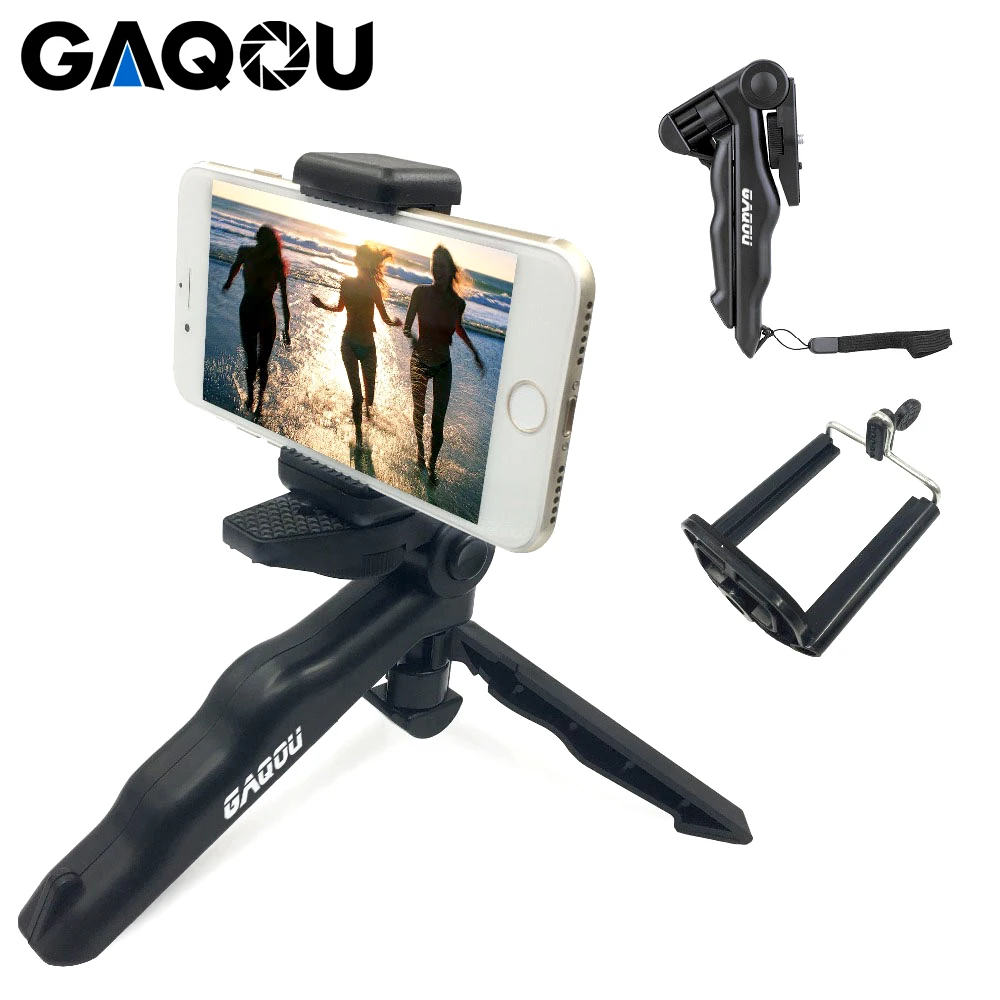 Универсальный мини-штатив GAQOU Поворотный штатив 90 дюймов и ручка стабилизатор