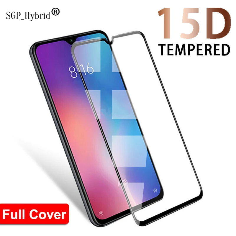 Закаленное стекло 15D для Xiaomi Mi 9 Pro защита экрана полное покрытие Защитное Xiomi Xiami