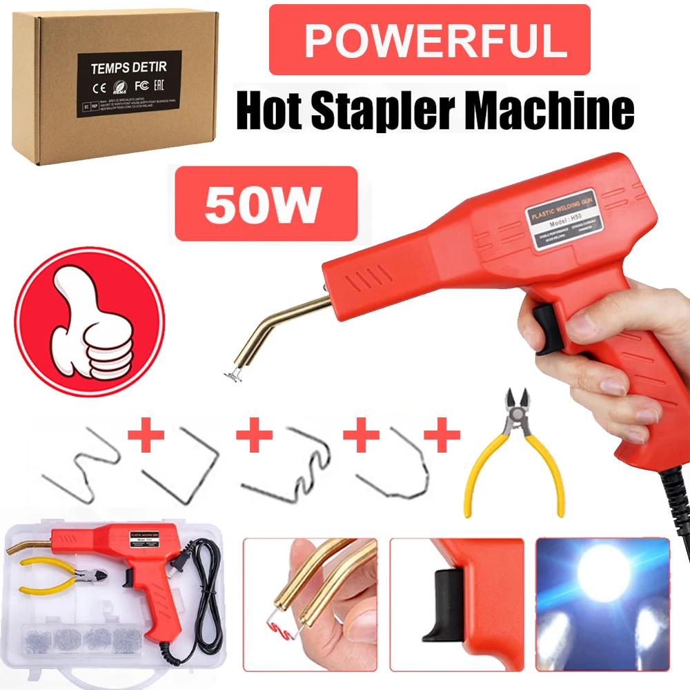 Пластиковый сварочный пистолет Профессиональный аппарат для ремонта пластика 50