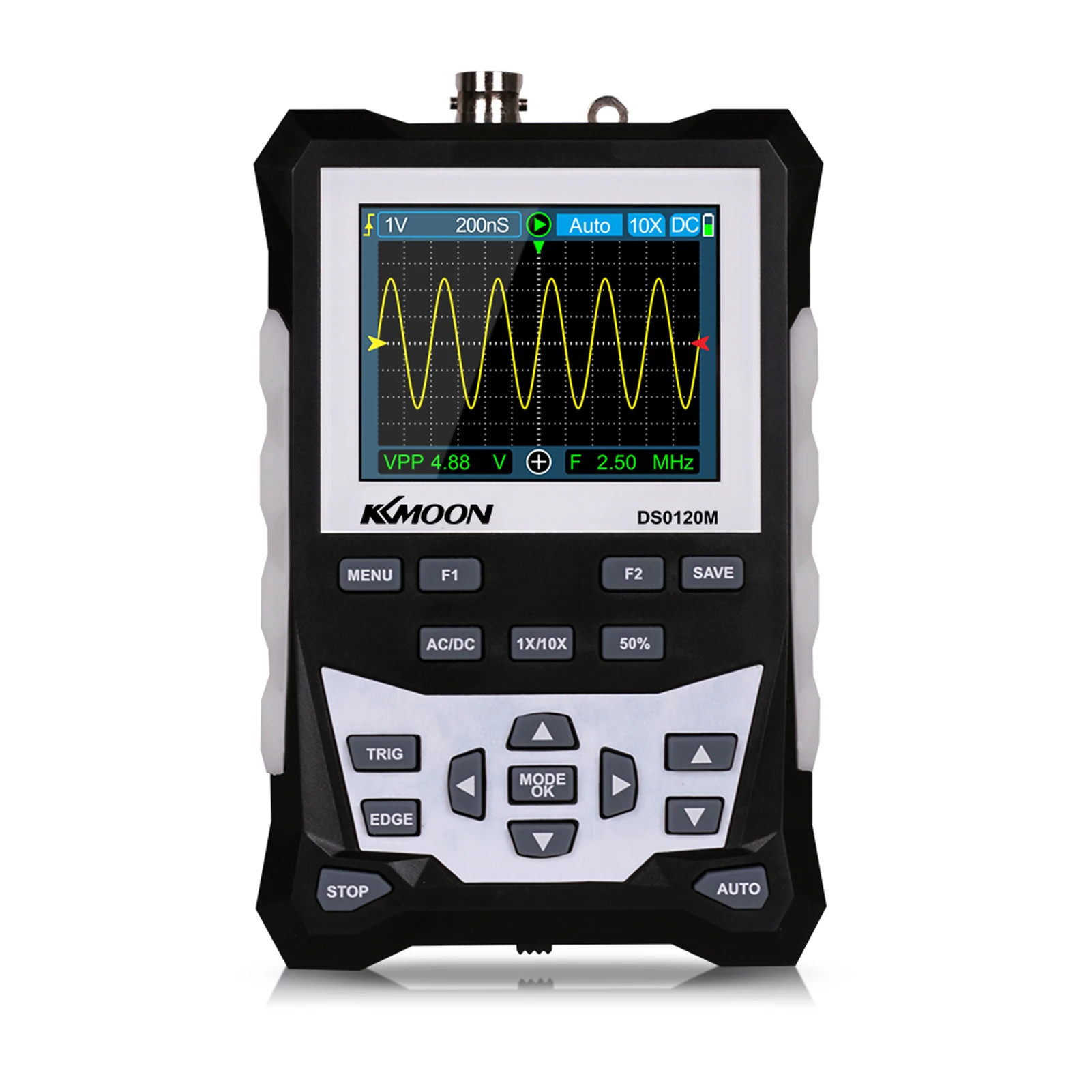 KKmoon DS0120M Digital Oscilloscope 320x240 High Definition 2.4 Inch TFT Color Screen 120MHz Bandwidth 500MSa/s | Инструменты
