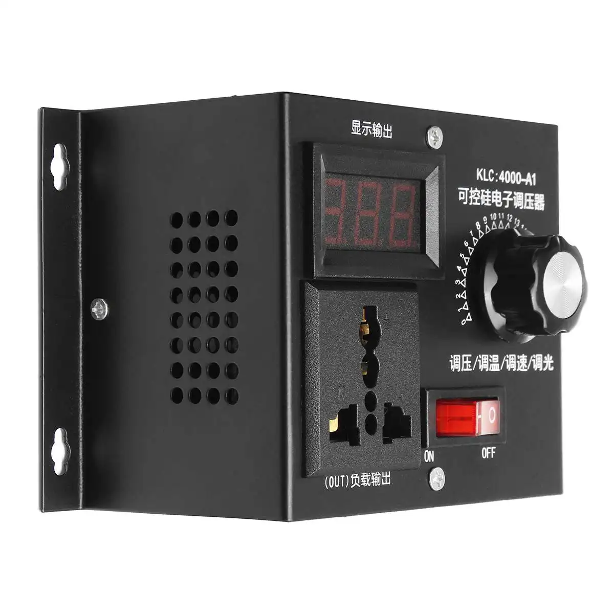 Универсальный регулятор скорости двигателя 220 В 4000 Вт светодиодный дисплей -