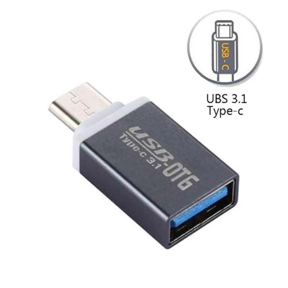 USB к USB-C Тип C 3 1 данных адаптер для OnePlus 5 Пять OTG кабель Женский c Male адаптеры Прямая
