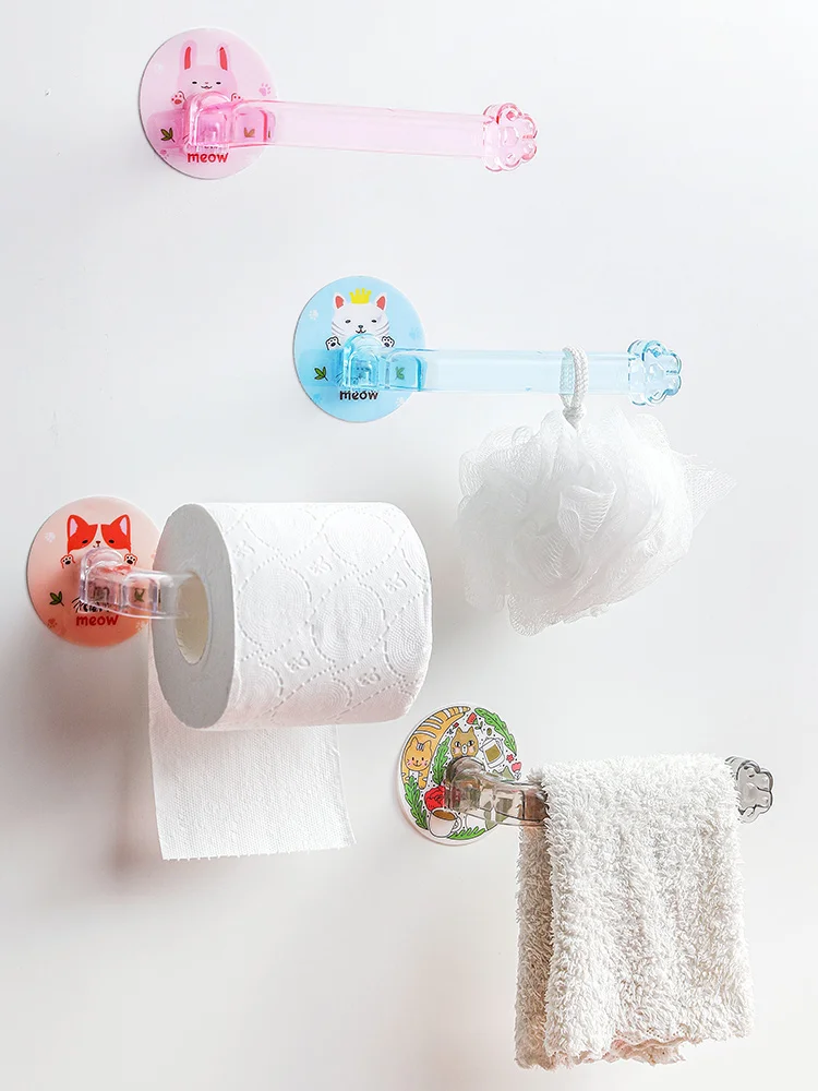 С рисунком в виде кошачьей лапки отверстие Бесплатная держатель рулона бумаги