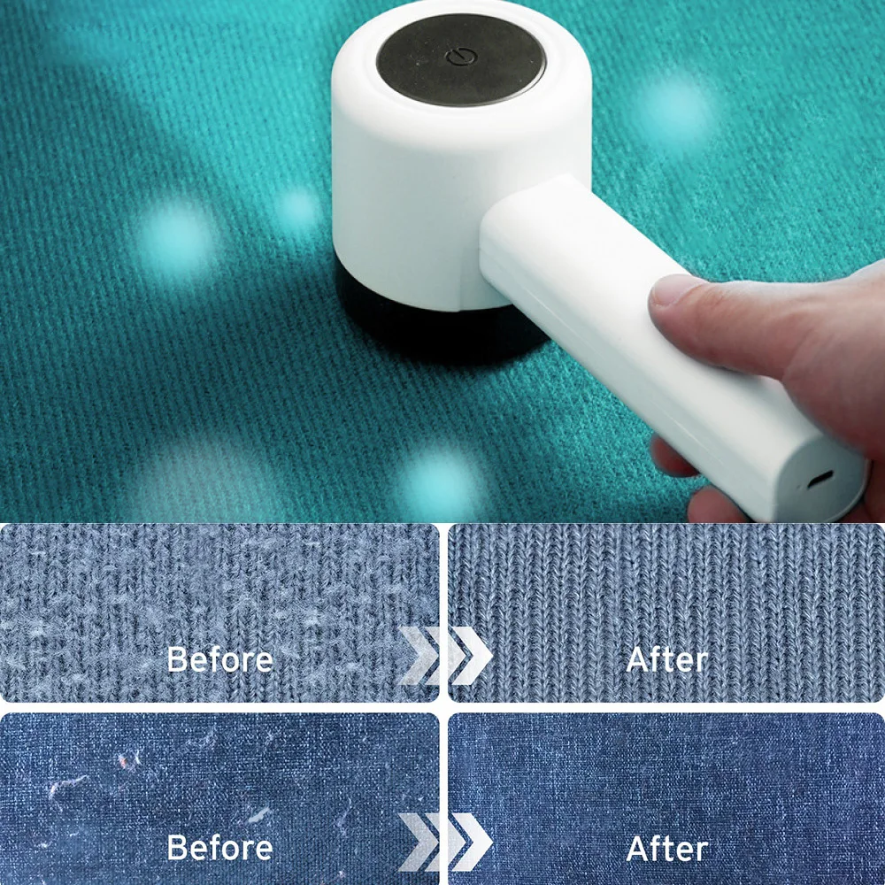 Electric Lint Remover USB Rechargeable Shavers Clothes Sweater Fabric Shaver Pill Pellet for Home | Бытовая техника