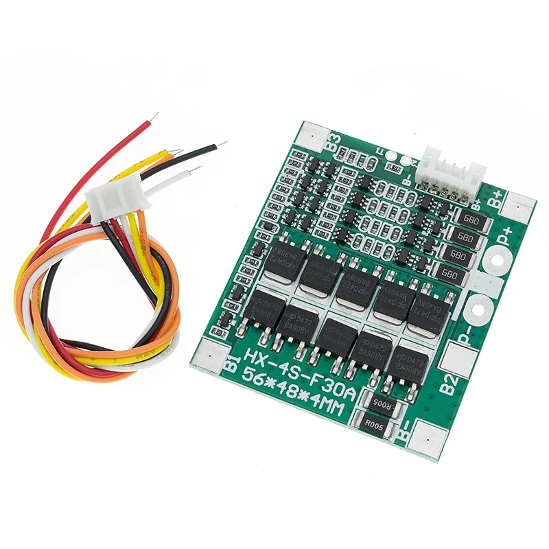 10 шт./лот 4S 30A 14 8 в литий-ионная батарея 18650 BMS пакеты PCB Защитная плата баланс