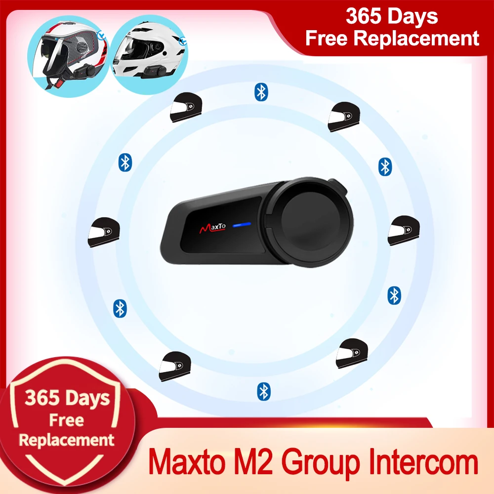Maxto M2 мотоциклетный шлем Casco Group Интерком 1000 м гарнитура Bluetooth 5 0 FM MP3 совместима с