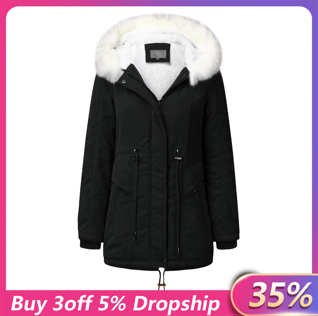 Новинка 2019 женские парки зимнее пальто утепленная хлопковая зимняя куртка