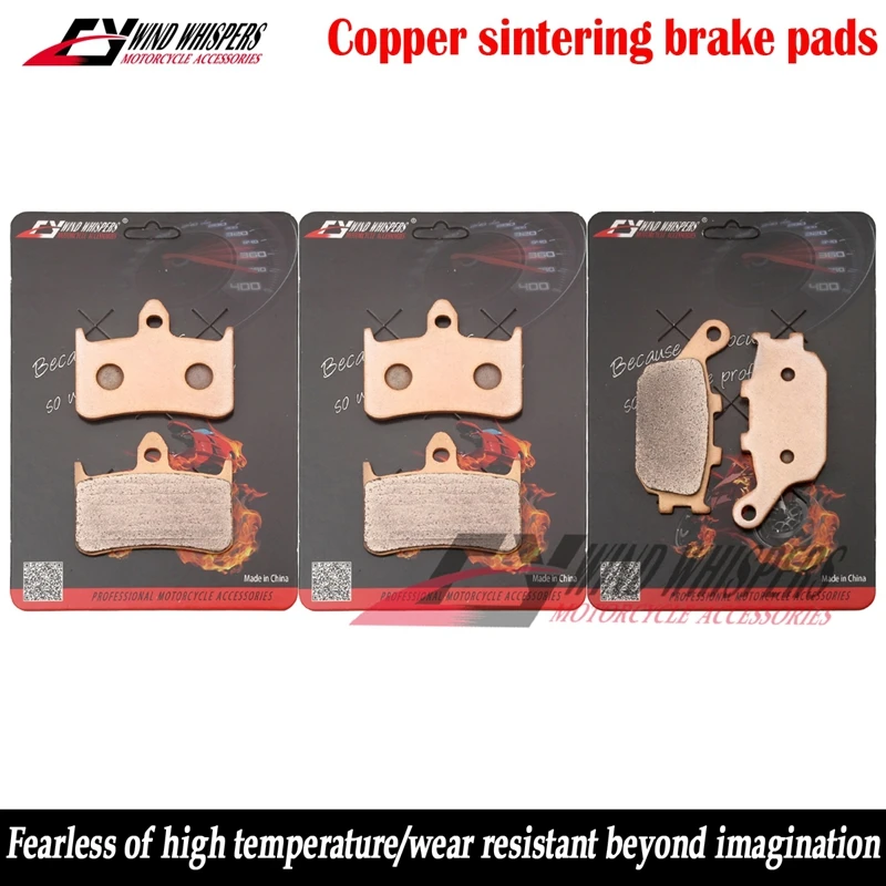 Медные синтерные передние задние тормозные накладки для HONDA CBR 900 RR Fireblade 1992-1997 CB Hornet 1000 VTR Firestorm