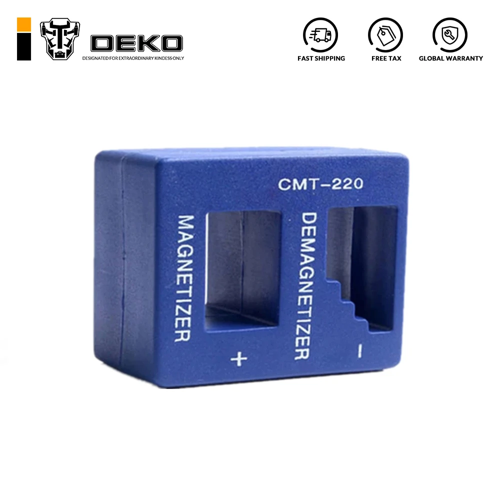 Магнитная отвертка DEKO синий инструмент для размагничивания |