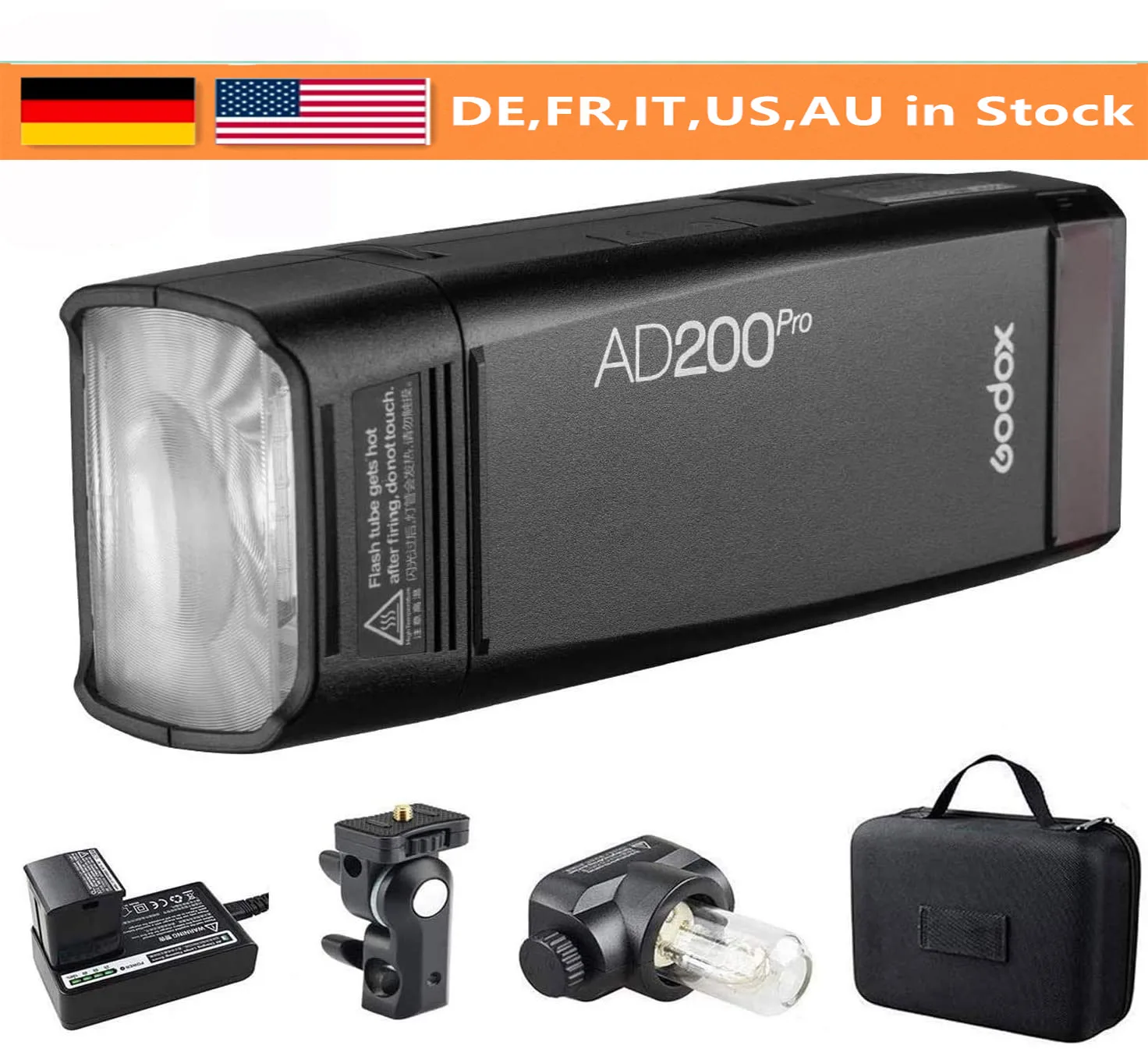 Godox AD200 AD200Pro TTL 1/8000 HSS со встроенной беспроводной 2 4G системой X внешсветильник вспышка с литиевой батареей 2900