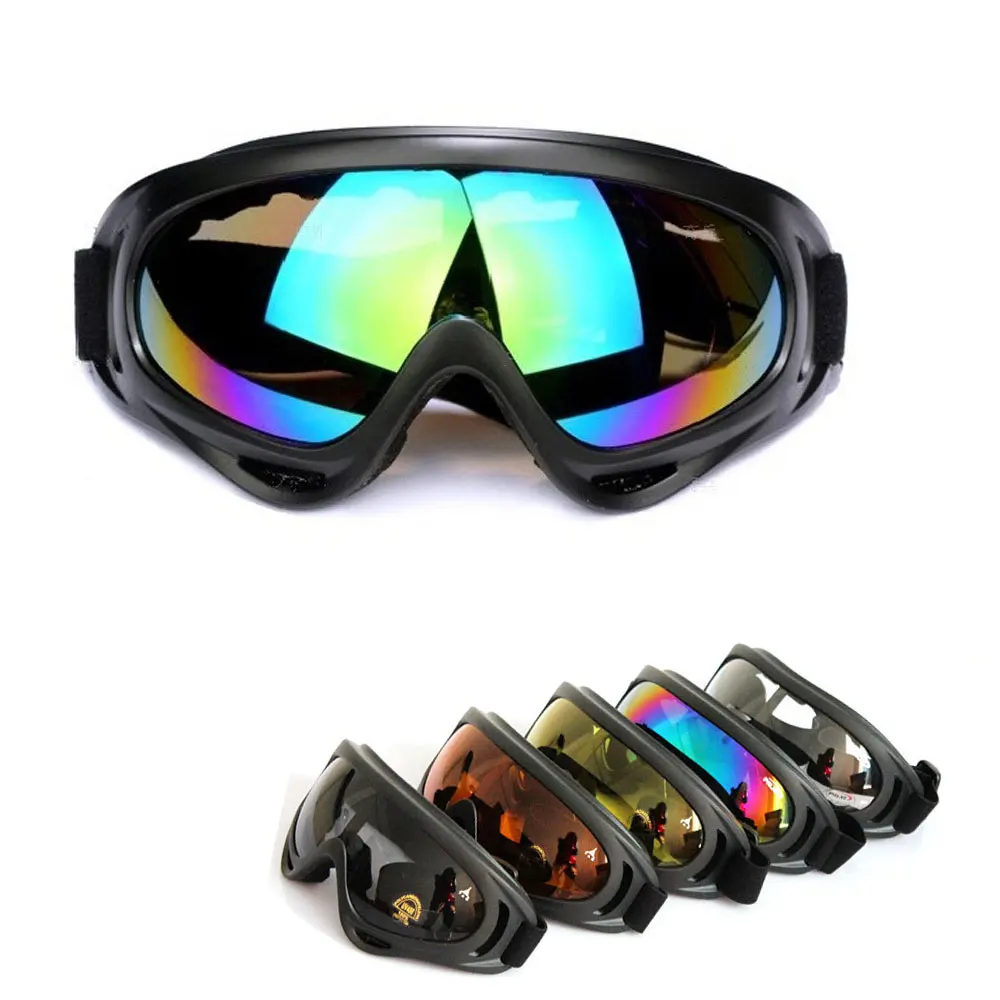 Защитные очки для мотоциклистов X400 для спорта на открытом воздухе, защищающие от ветра и пыли, для катания на лыжах и сноуборде, а также для мотокросса.