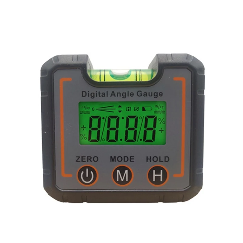 Цифровой транспортир Угол датчик Finder коническая коробка уровень пузыря флакон 360