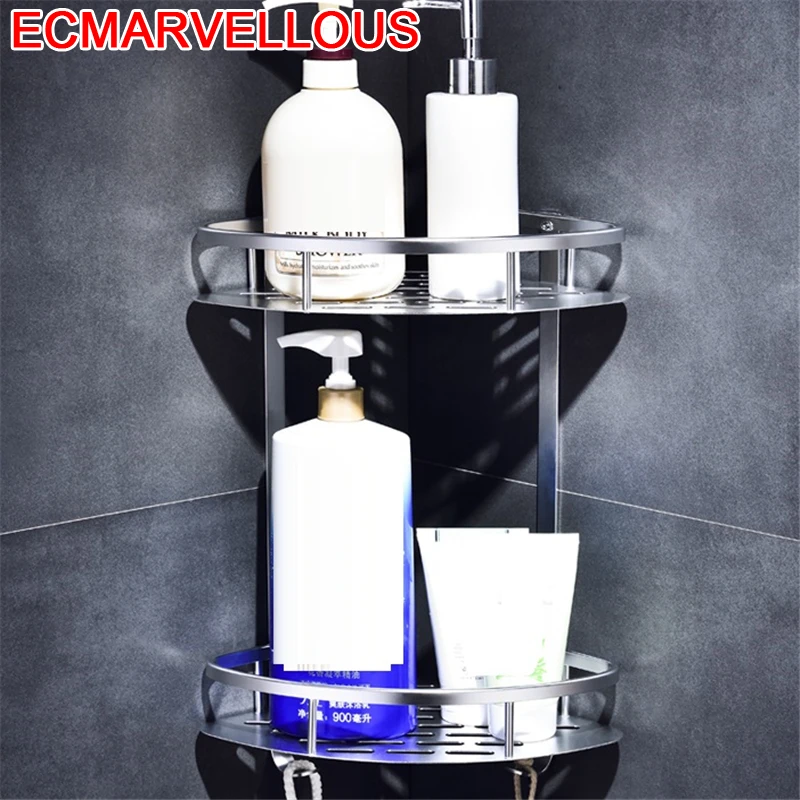 Hoekplank держатель для фена Mensole Etagere Salle De Bain настенная подставка аксессуары душа