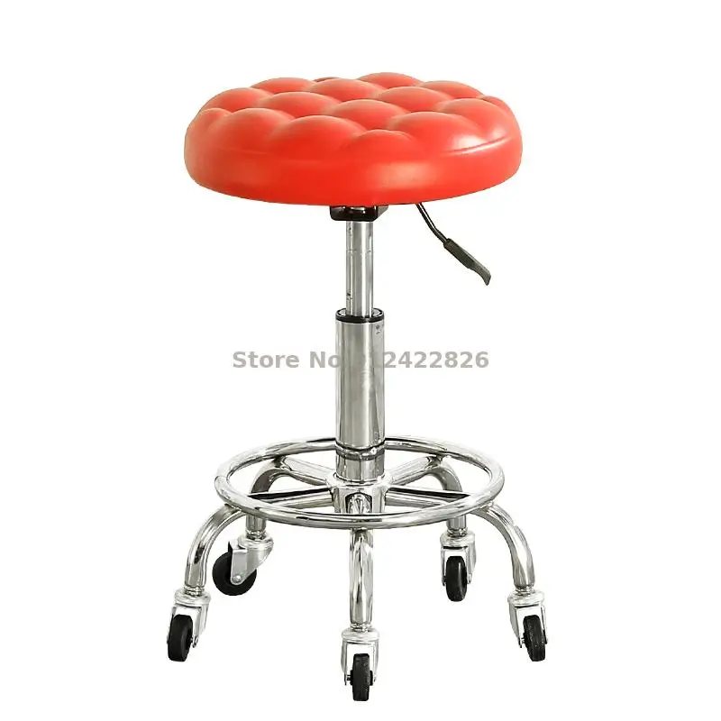Табурет для маникюра вращающийся круглый стул парикмахерской барный макияжа |